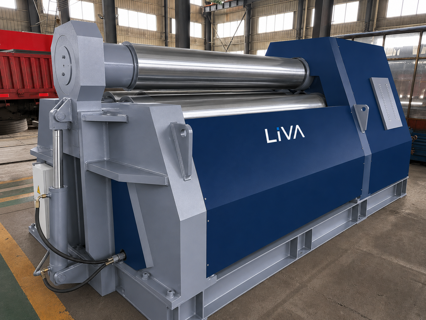 LIVA OEM-CN 4R 2000x450 mm 4Rolls Hydraulic Plate Bending Machine With NC 