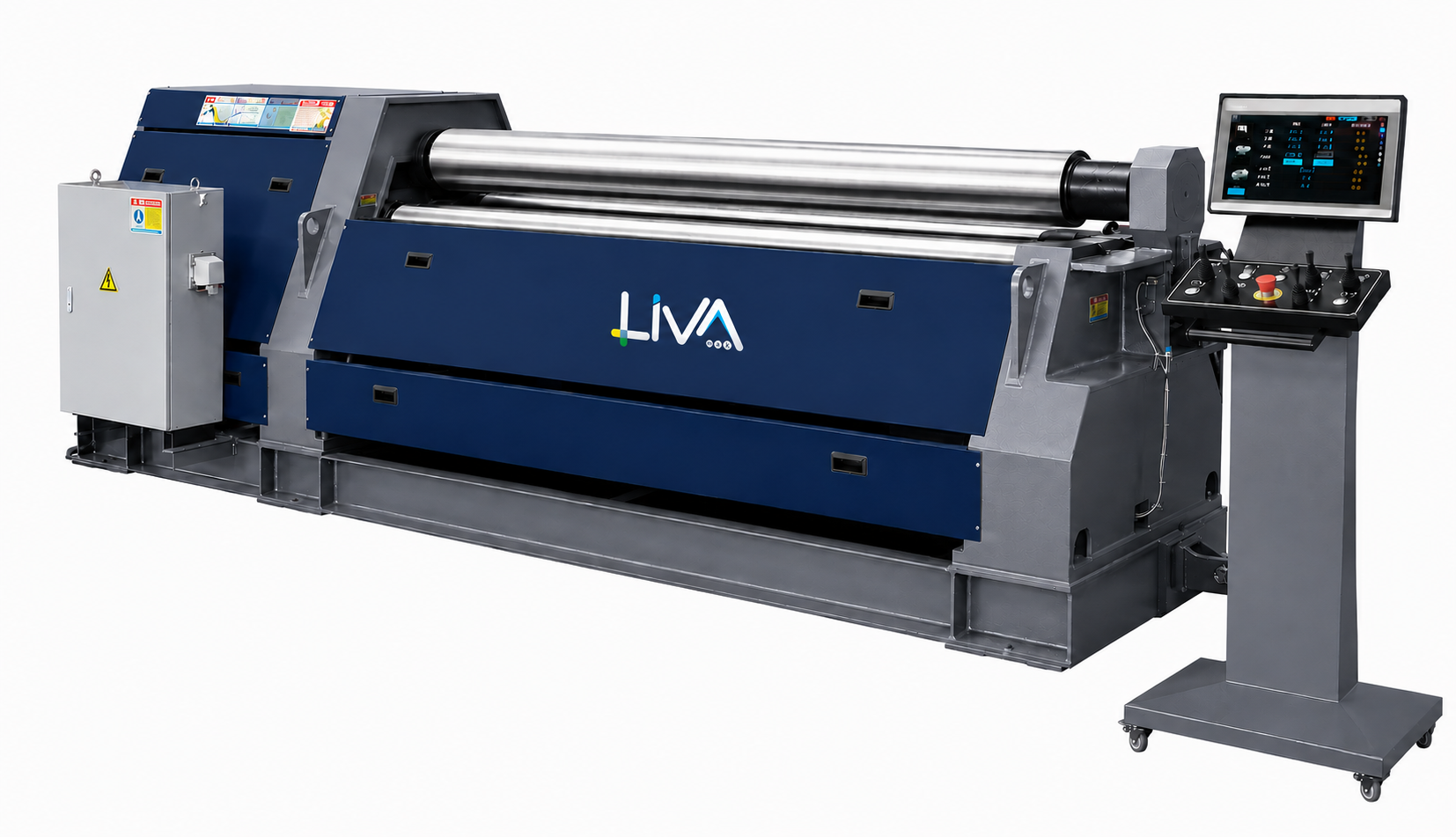 LIVA OEM-CN 4R 2000x450 mm 4Rolls Hydraulic Plate Bending Machine With NC 