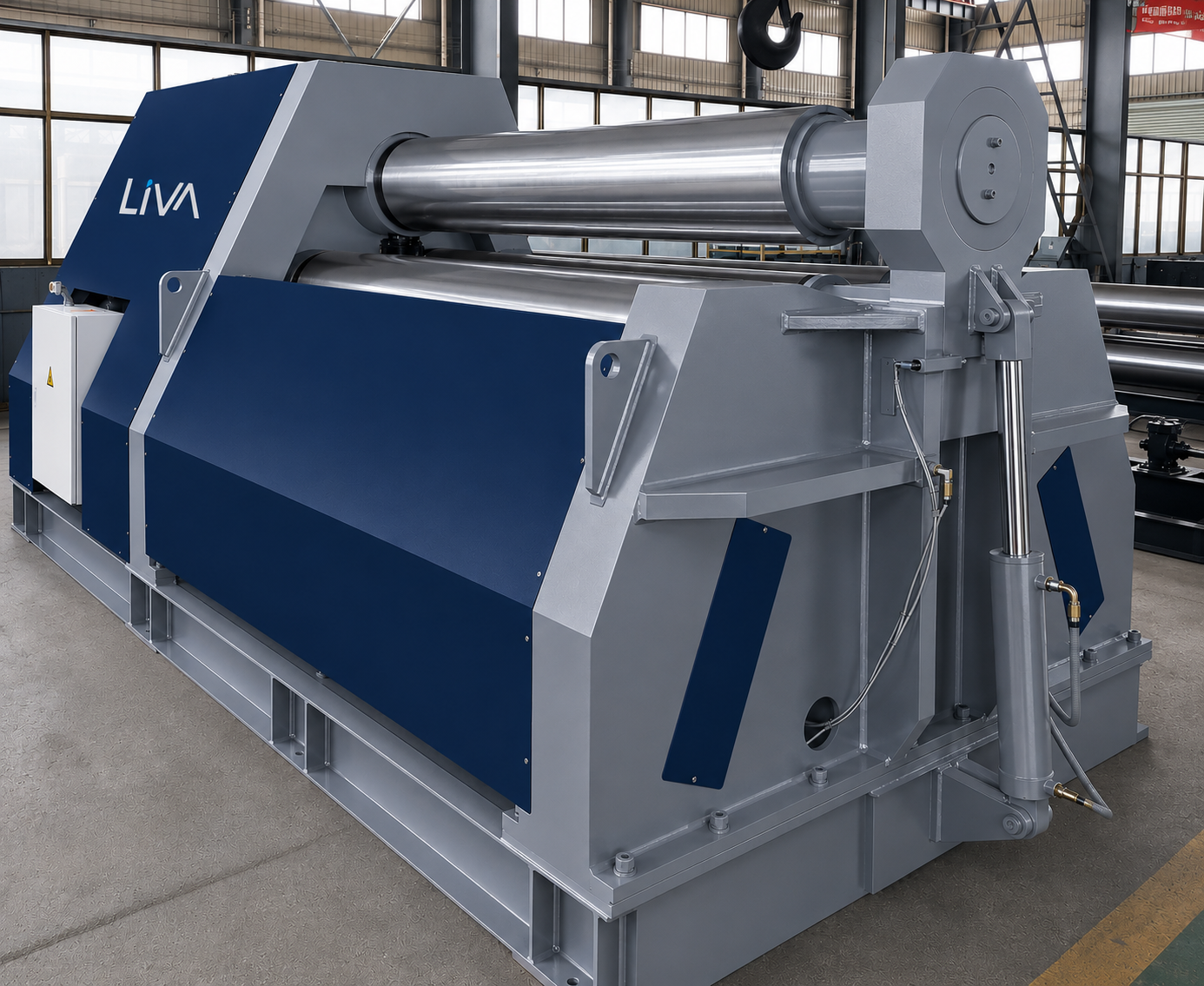 LIVA OEM-CN 4R 2000x450 mm 4Rolls Hydraulic Plate Bending Machine With NC 