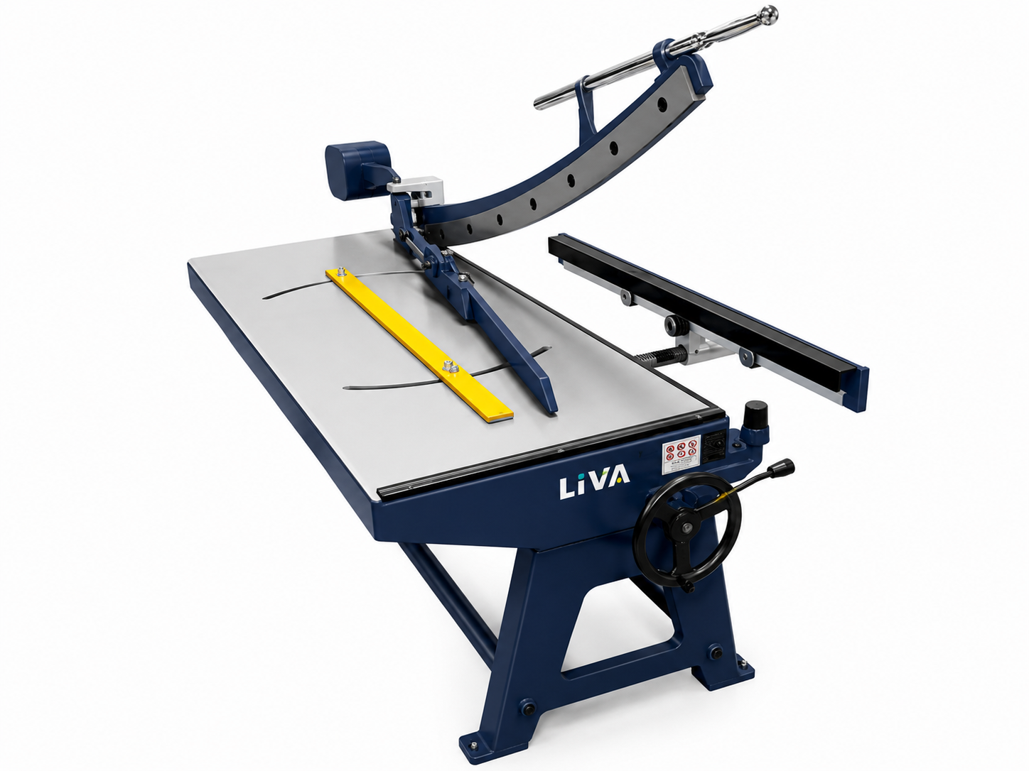 LIVA OEM-TR MHGS-LDWSC 1270×1.5 mm Light Duty Welded Steel Construction Manual Hand Lever Guillotine Shear