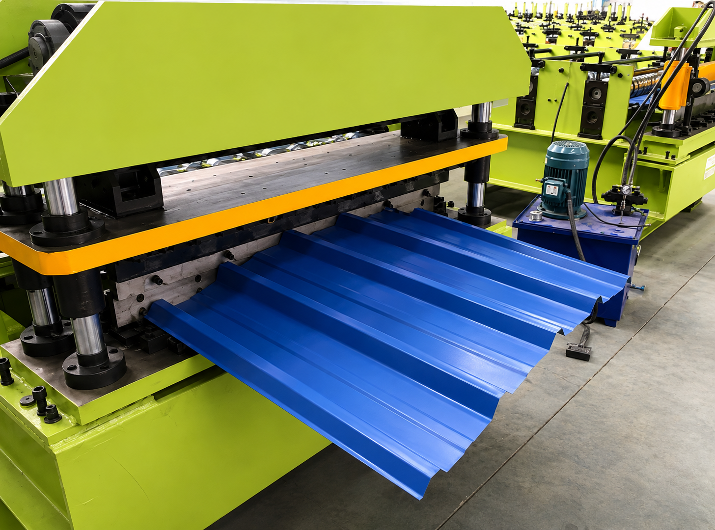 Longway T35 Motor Cutting Metal Roof Sheet Forming Machine 25m-min