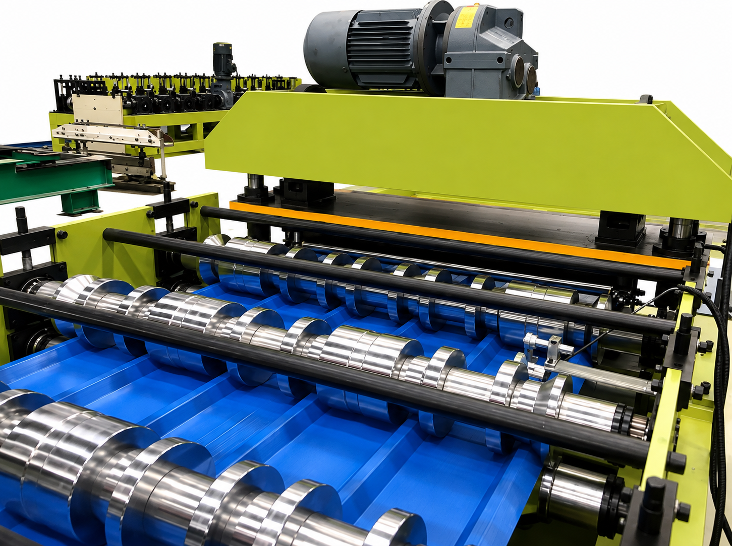 Longway T35 Motor Cutting Metal Roof Sheet Forming Machine 25m-min