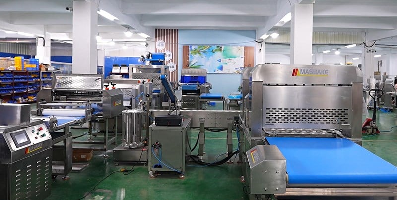 MASBAKE MS-110 Industrial Hand-Imitating Egg Tart Shell Forming Machine (Six-Channel)