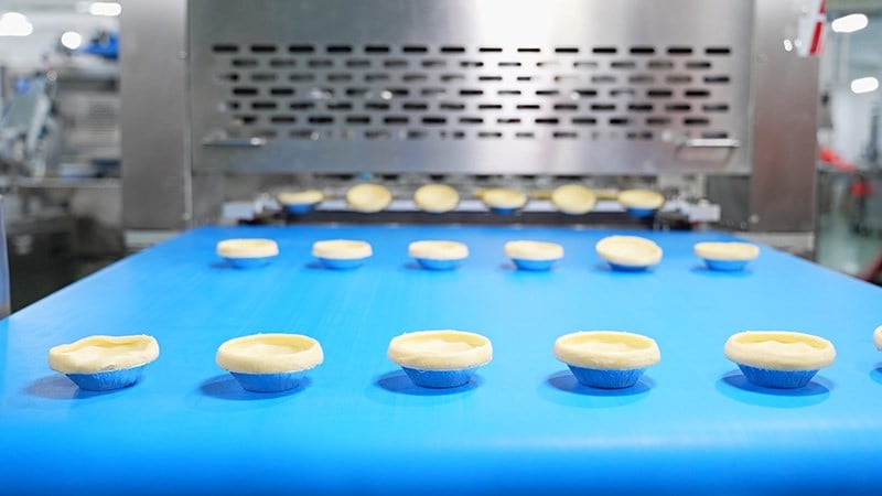 MASBAKE MS-110 Industrial Hand-Imitating Egg Tart Shell Forming Machine (Six-Channel)