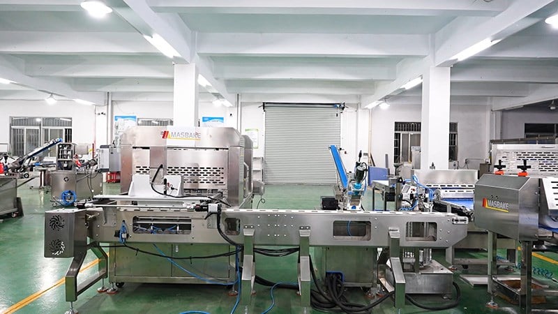MASBAKE MS-110 Industrial Hand-Imitating Egg Tart Shell Forming Machine (Six-Channel)