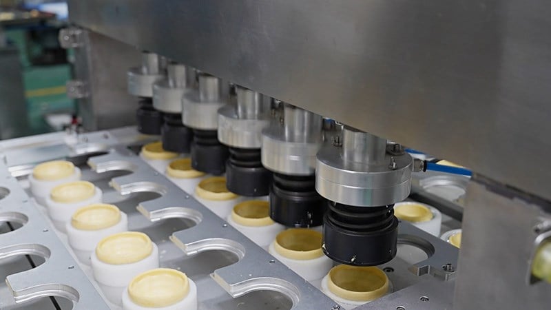MASBAKE MS-110 Industrial Hand-Imitating Egg Tart Shell Forming Machine (Six-Channel)