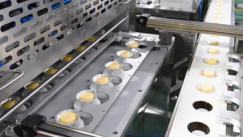 MASBAKE MS-110 Industrial Hand-Imitating Egg Tart Shell Forming Machine (Six-Channel)