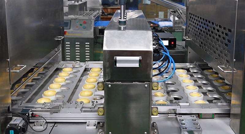 MASBAKE MS-110 Industrial Hand-Imitating Egg Tart Shell Forming Machine (Six-Channel)