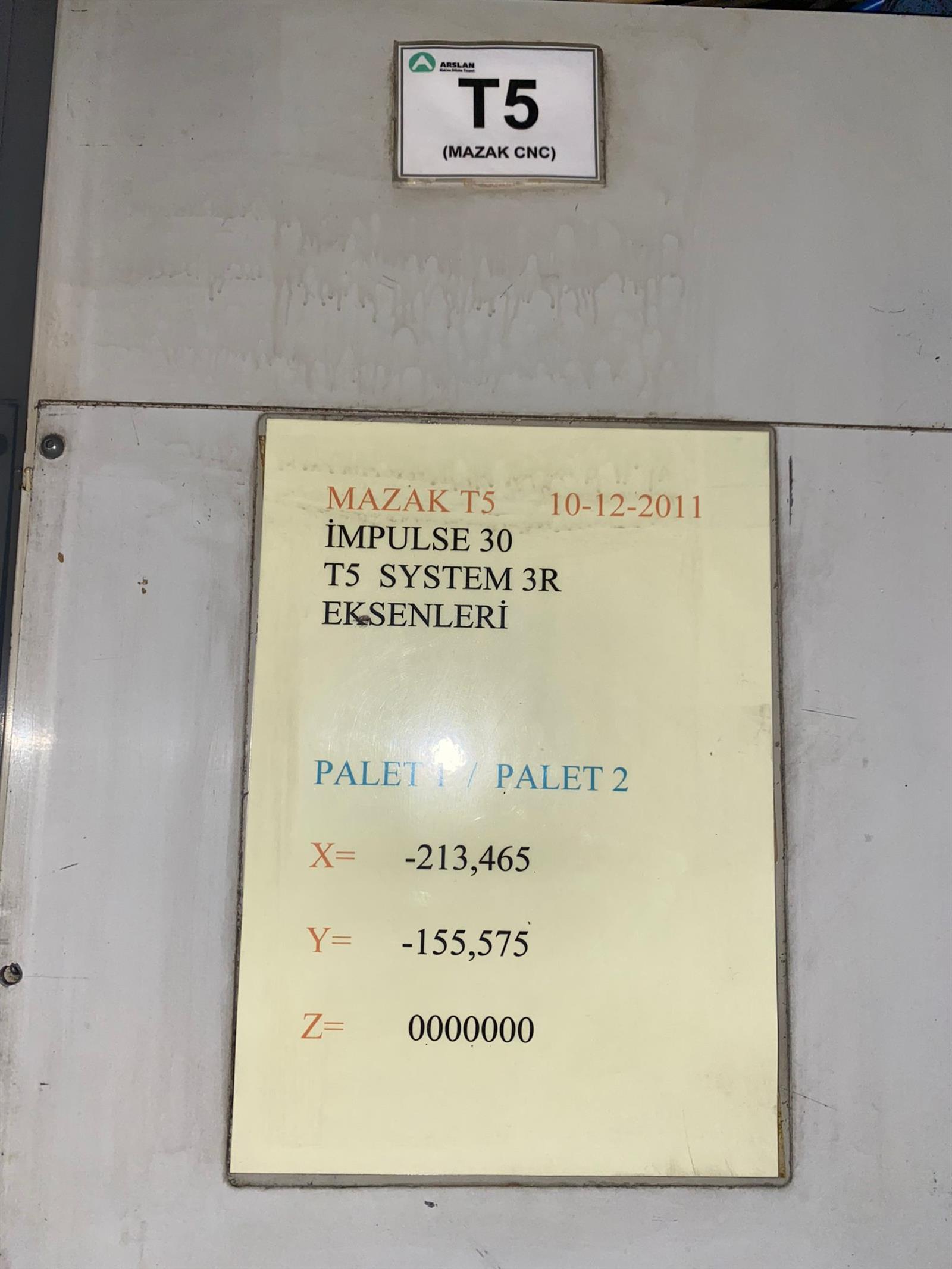 Mazak Impulse 30H VMC Machining center - vertical