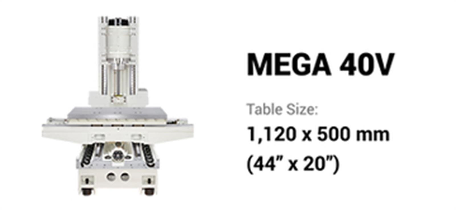 Micro Dynamics Mega 40V Vertical Machining Center