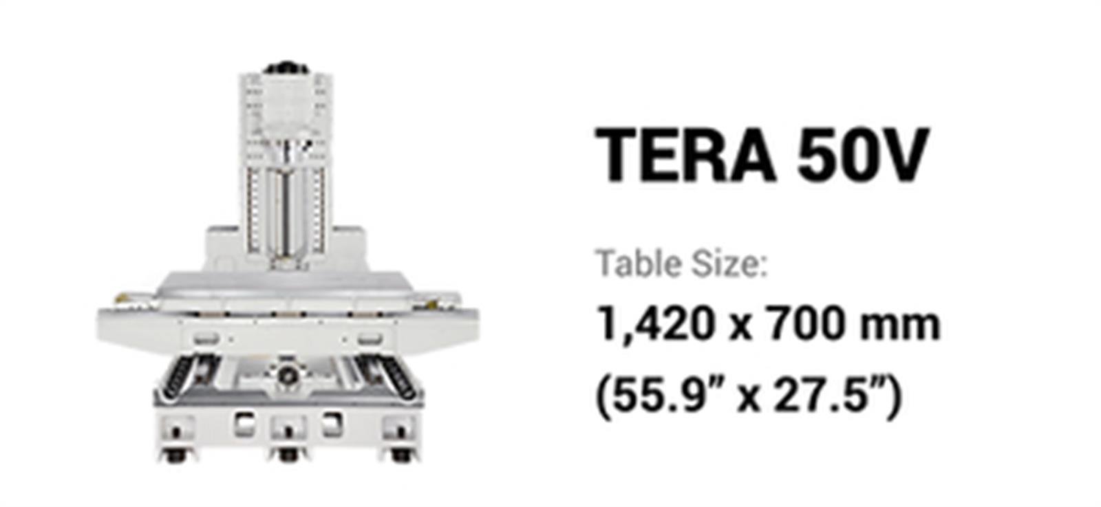 Micro Dynamics TERA 50V Vertical Machining Center