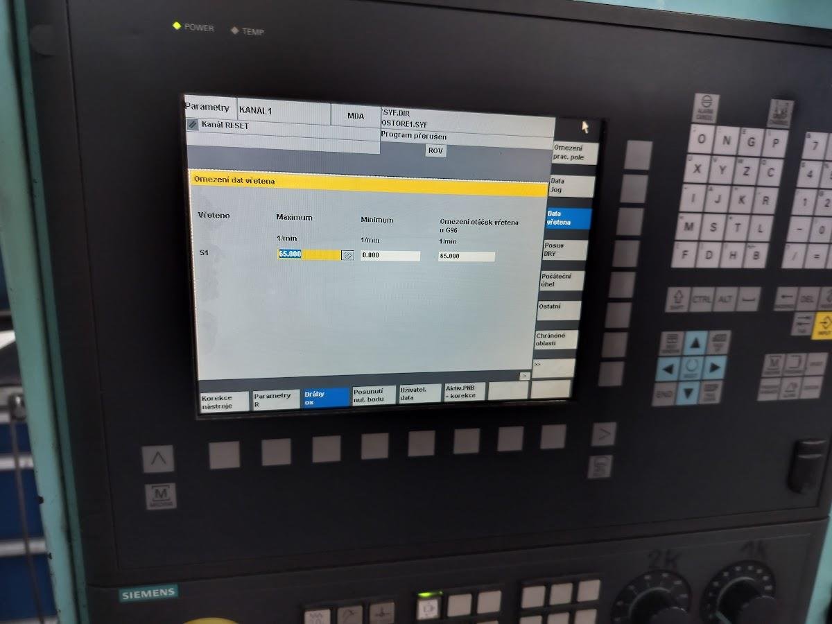 Niles-Simmons Dkz 2500 Vertical Lathe - Year 2007