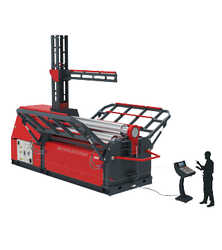 Ostas 3R-OHS 2570x240 3 Rolls Hydraulic Plate Bending Machine