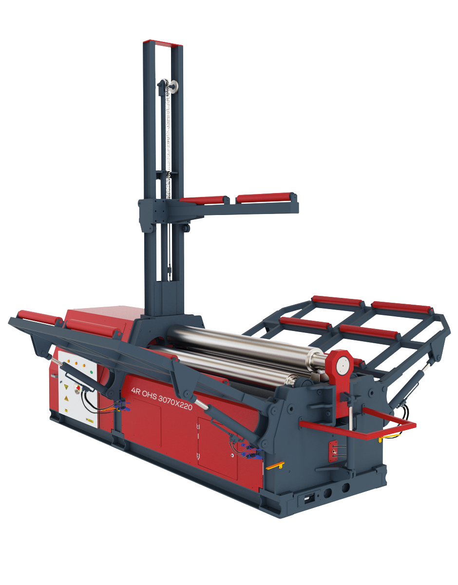 Ostas 4R-OHS 6100X380 4 Rolls Hydraulic Plate Bending Machine