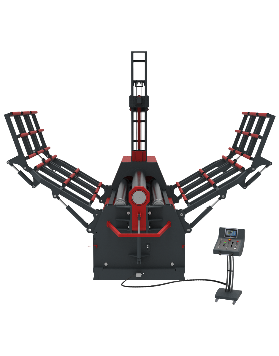 Ostas 4R-OHS 6100X380 4 Rolls Hydraulic Plate Bending Machine