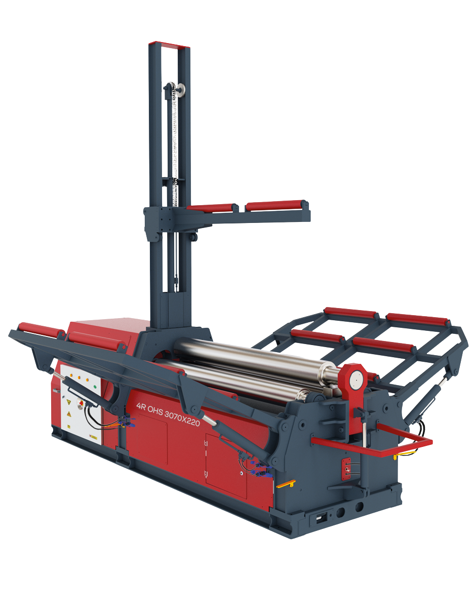 Ostas 4R-OHS 6100X400 4 Rolls Hydraulic Plate Bending Machine