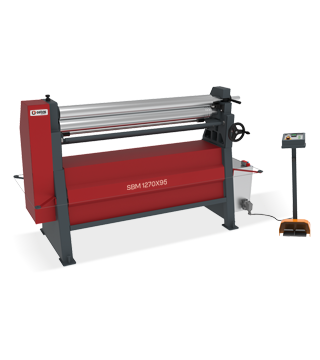 Ostas SBM/SB 1570x95 Asymmetrical Buarya 3 Rolls Plate Bending Machine