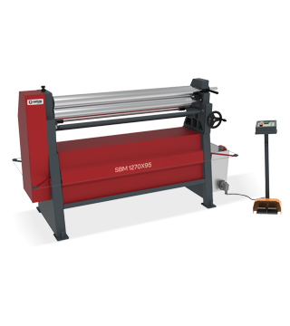 Ostas SBM/SB 700x95 Asymmetrical Buarya 3 Rolls Plate Bending Machine