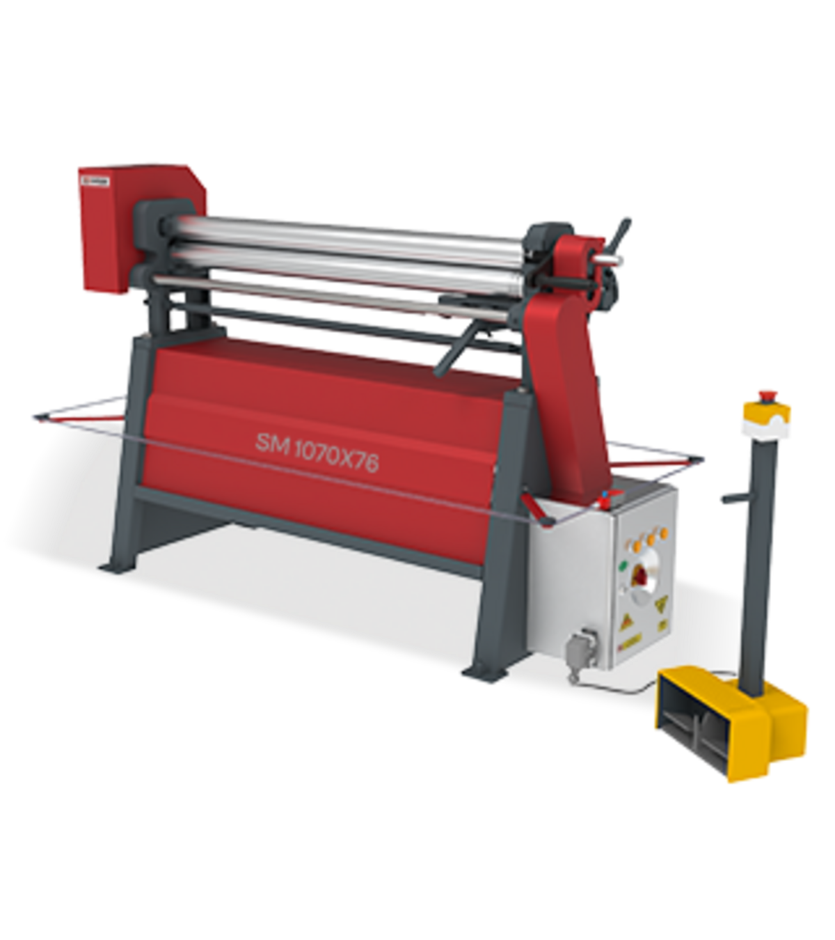 Ostas SM 1270x66 Asymmetrical 3 Rolls Plate Bending Machine