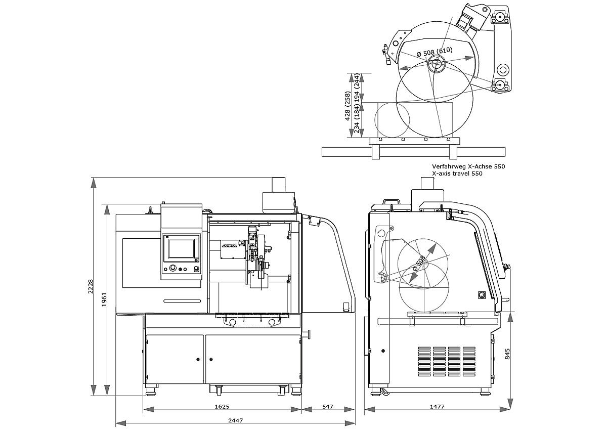 Qatm Qcut 600 A Automatic Precision Benchtop Cut-Off Machine