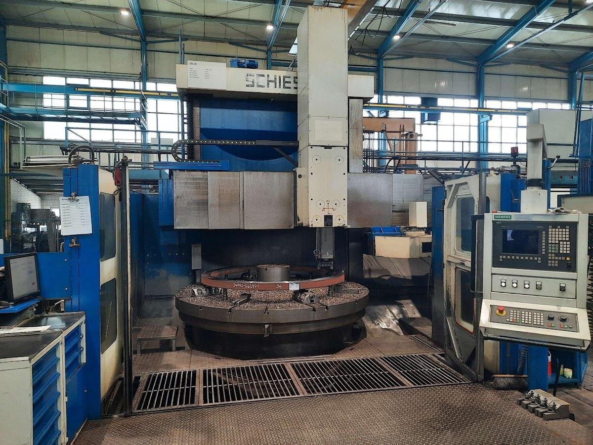 Schiess 3 Dke 280 Vertical Lathe - Year 2008