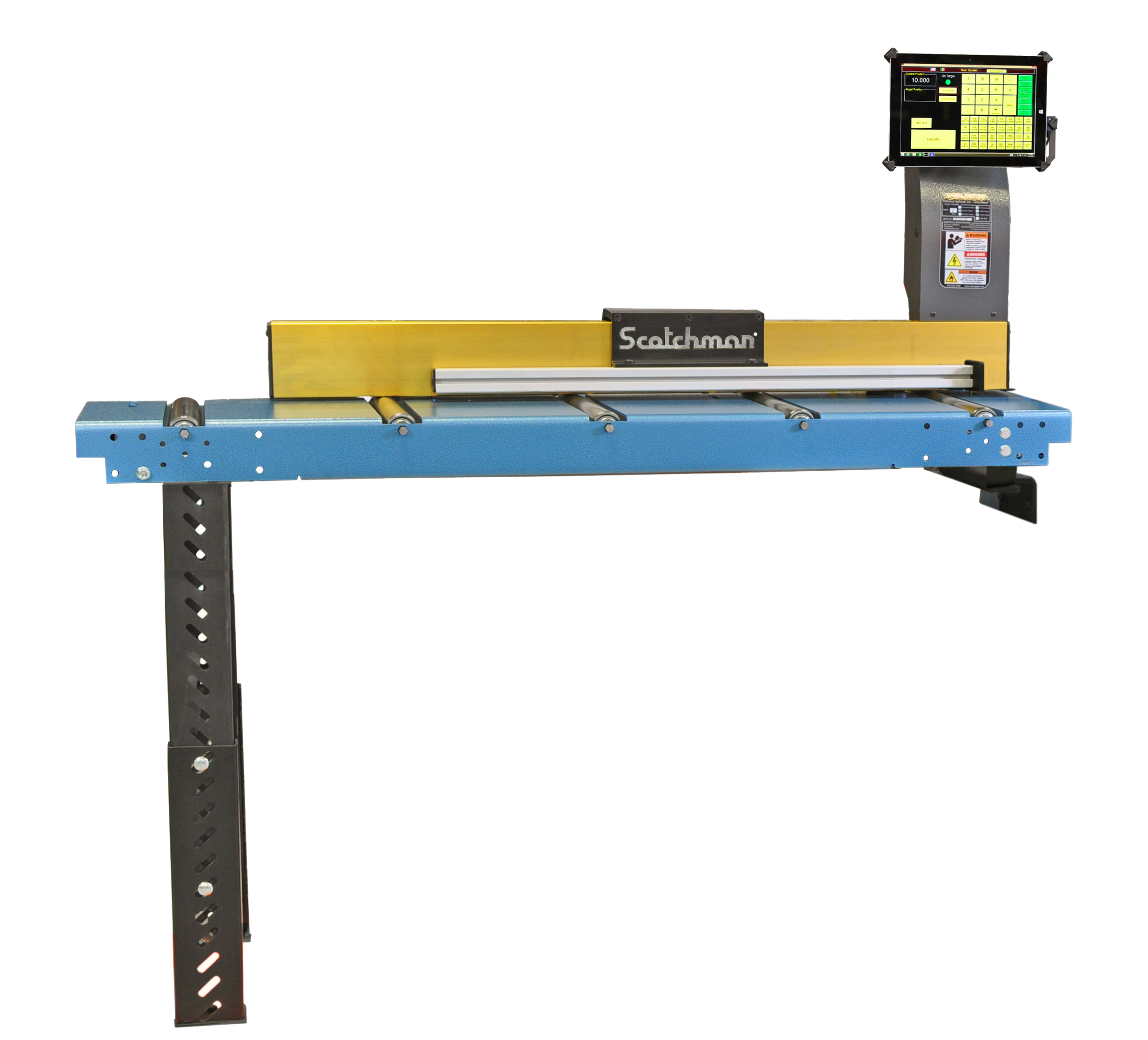 Scotchman Stop/Pusher System Programmable Length Stop or Material Pusher