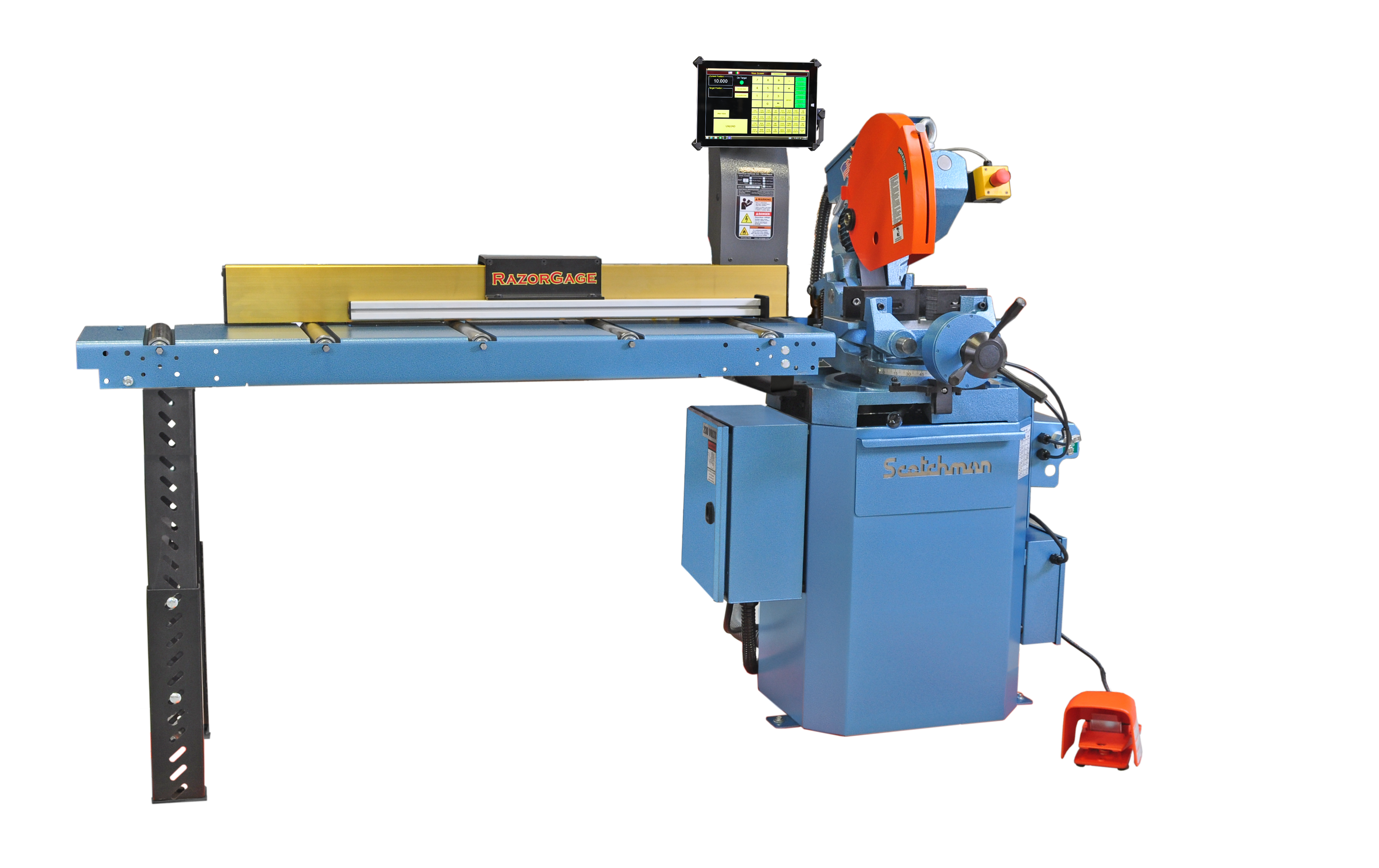Scotchman Stop/Pusher System Programmable Length Stop or Material Pusher