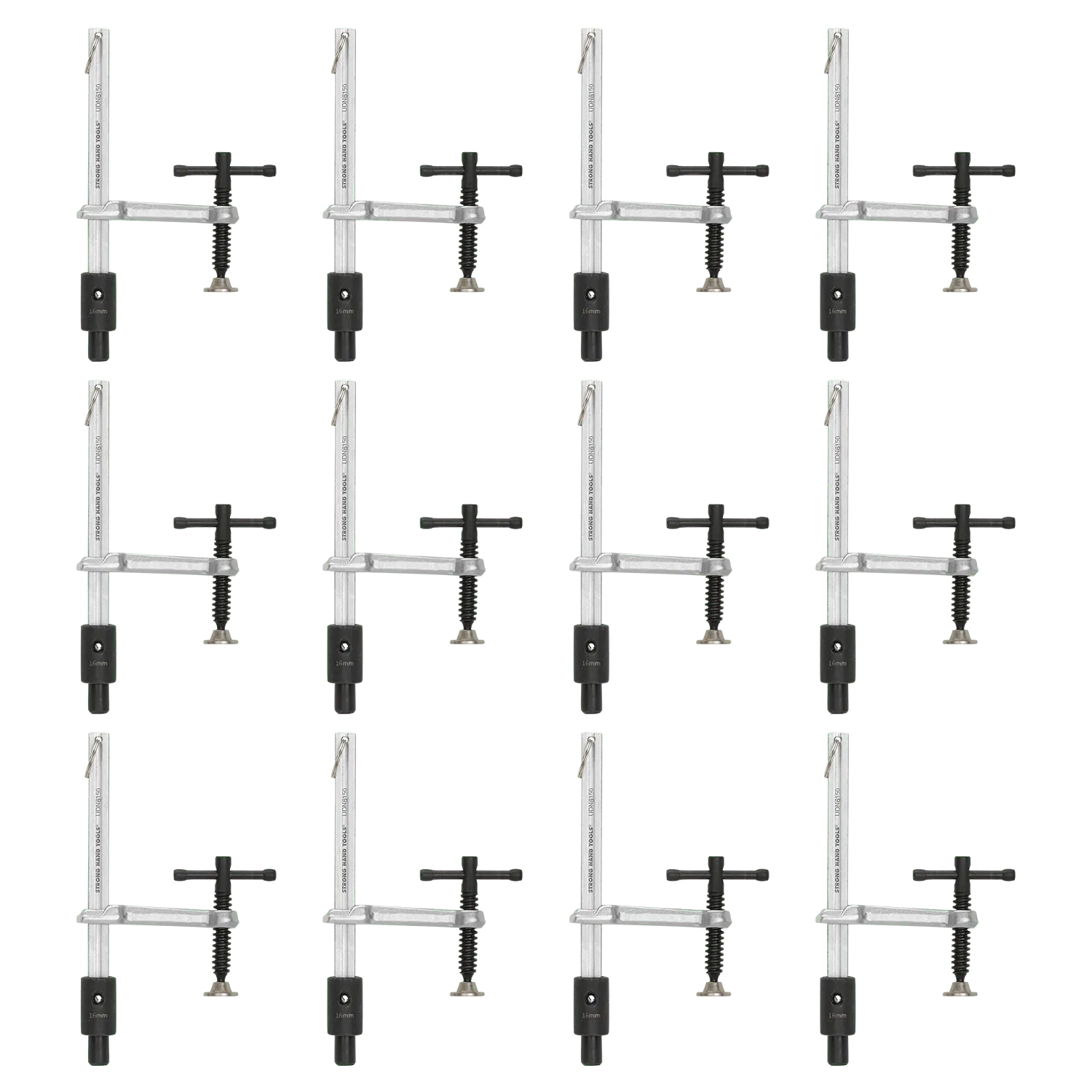 Stronghand 12-pc Inserta Clamp Pack, Fit 16 mm Holes
