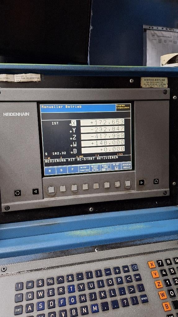 Tos Wh 10 Cnc Horizontal Boring And Milling Machine - Year 2002