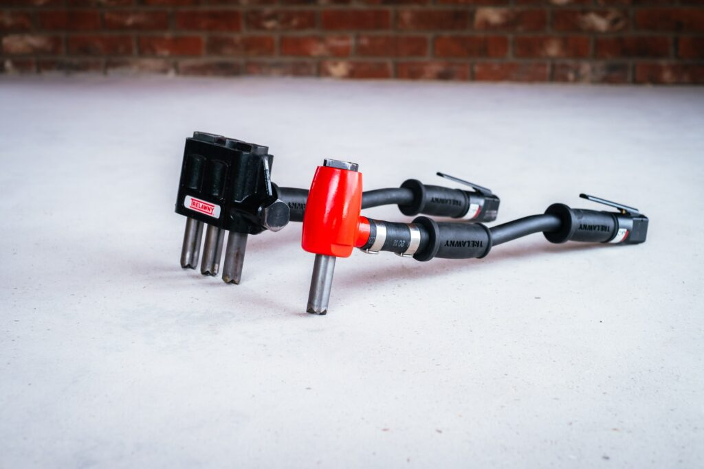 Trelawny SH1 Pneumatic Handheld Scabbler Low Vibration Heavy Duty