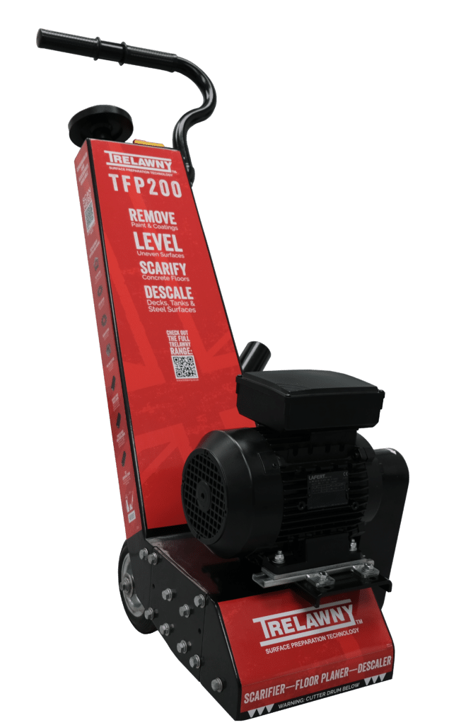 Trelawny TFP 200 200MM Deck Scaler Petrol, Electric & Pneumatic Power Options TFP200 Petrol TCT