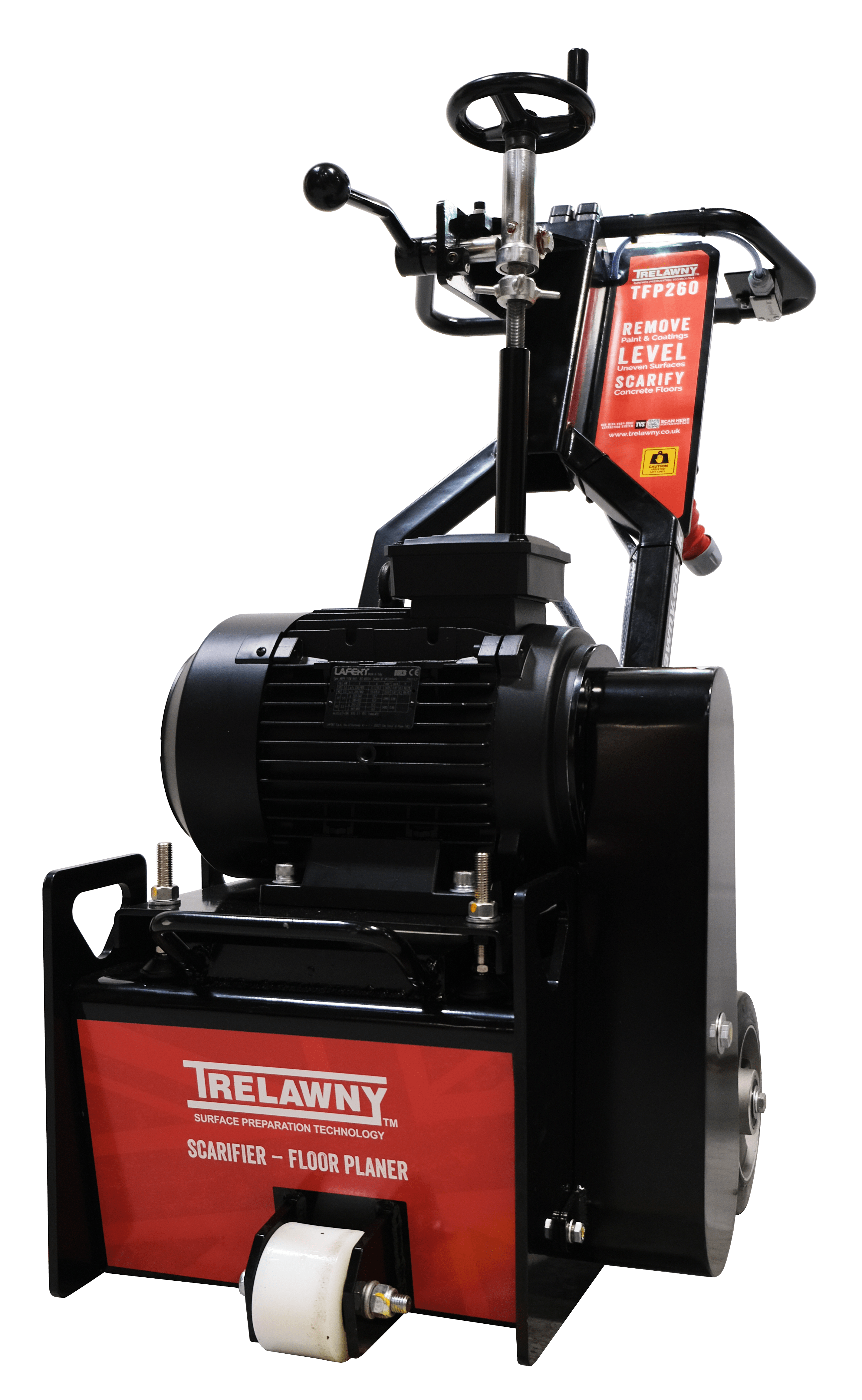 Trelawny TFP260 250MM Floor Scarifier Petrol & Electric Power Options TFP260 Petrol
