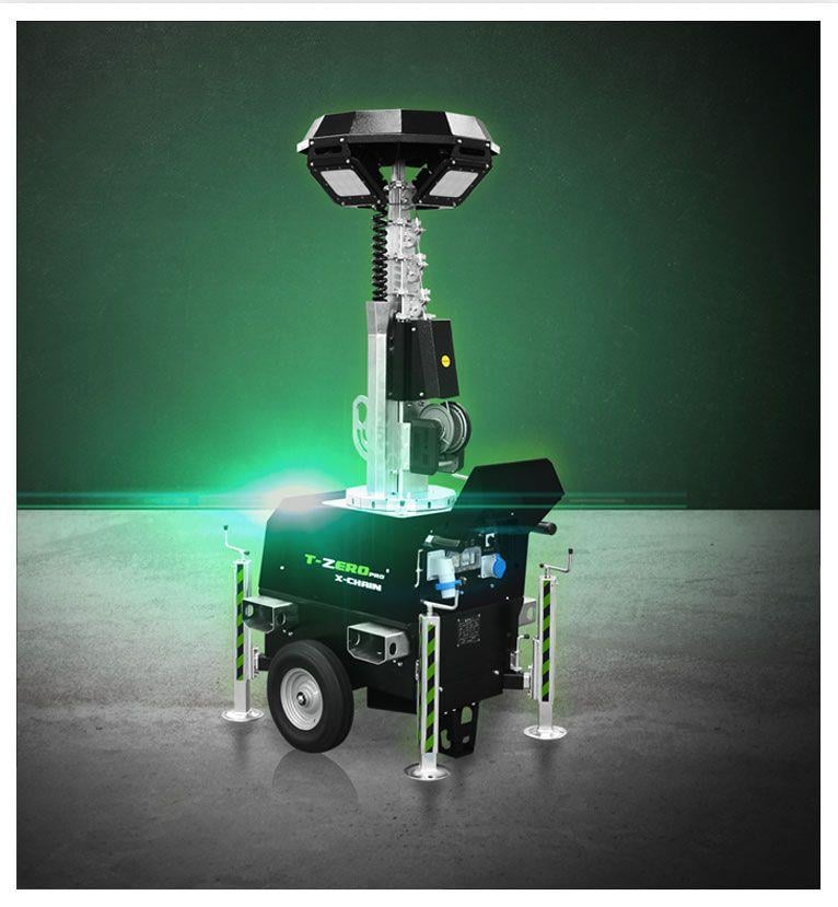 Trime X-Chain 4x150W Led - 7m Plug-In Lighting Tower