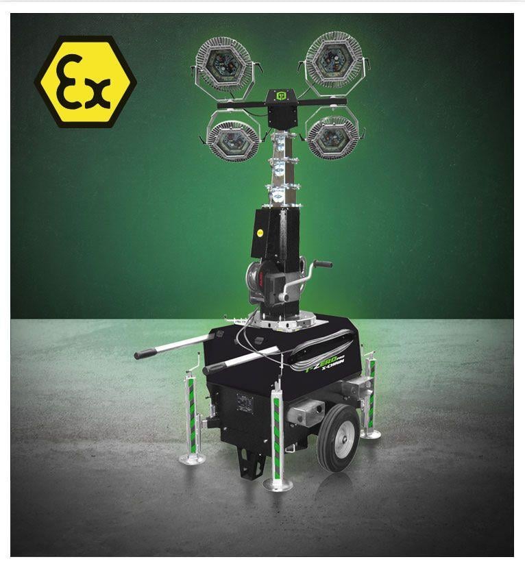 Trime X-Chain Atex 4x88W Led - 7m Lighting Tower