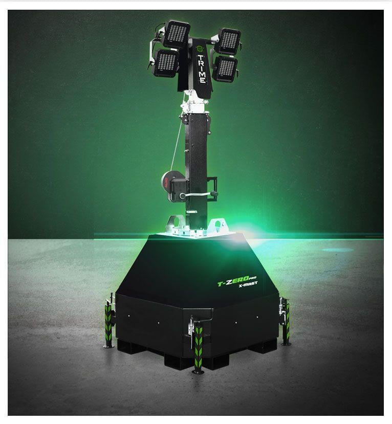 Trime X-Mast 4x160W Led - 8.5M Plug-In Lighting Tower