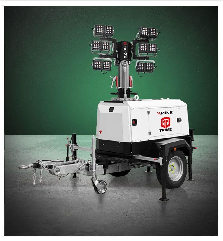 Trime X-Mine 1800 6x300W Fully 48W Led - 8.5M Lighting Tower