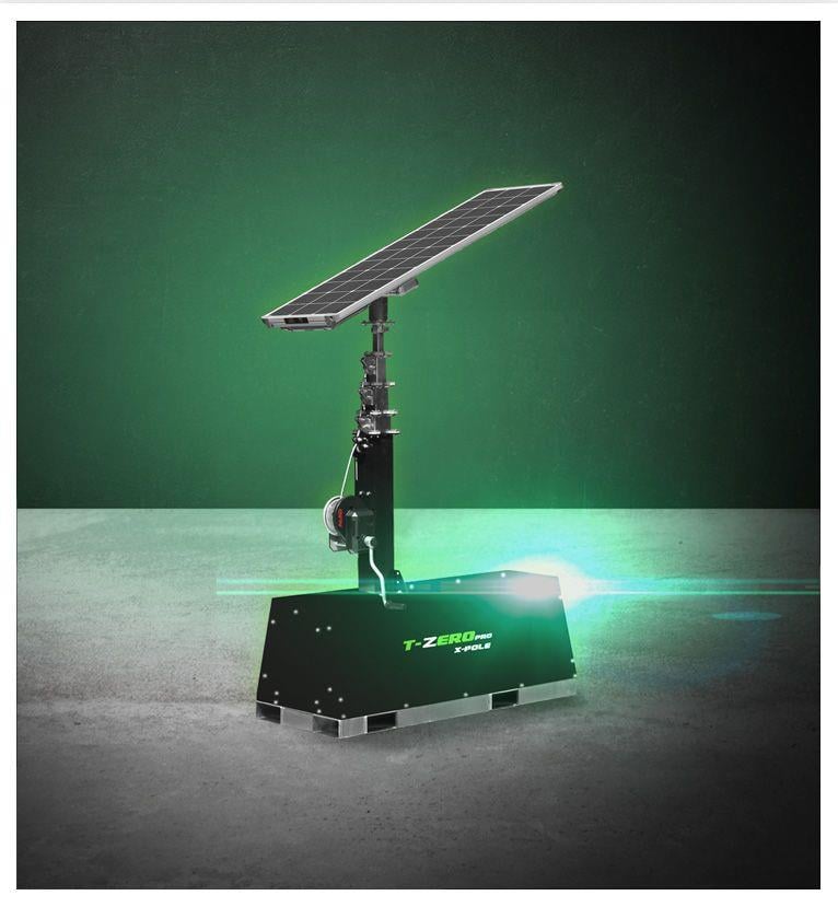 Trime X-Pole Solar Tower Light