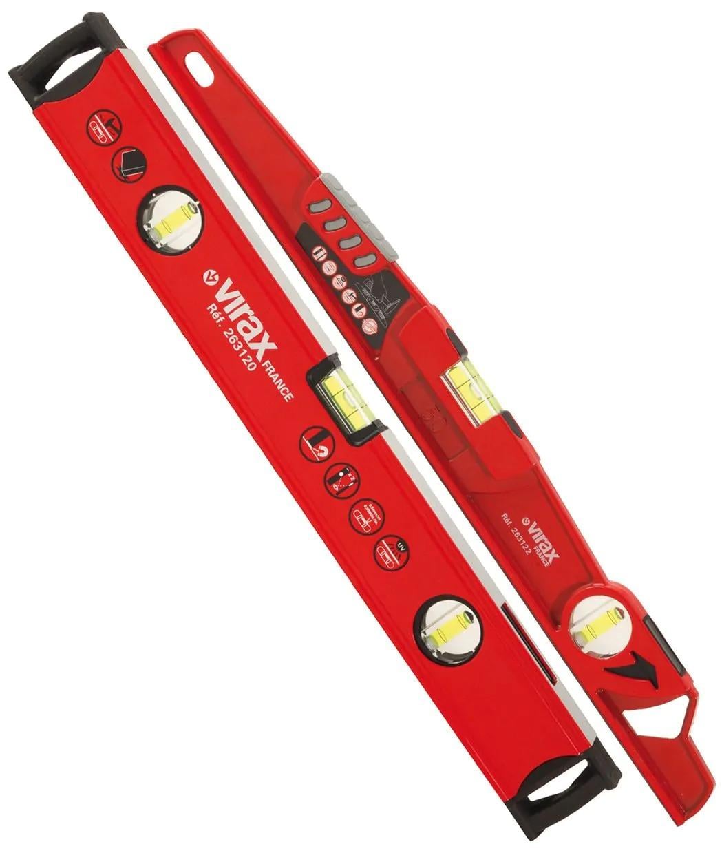 Virax 2631 General Purpose Tools Tubular Vial Level / Trapezoid Level