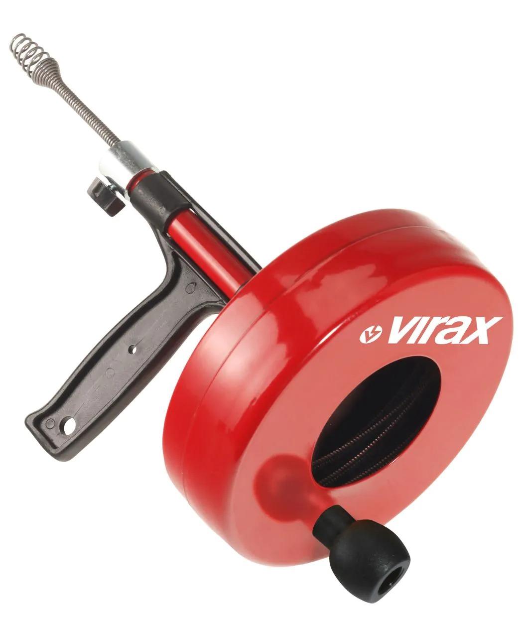 Virax 2906 Declogging Cleaning Drum-Type Manual Pipe Cleaner