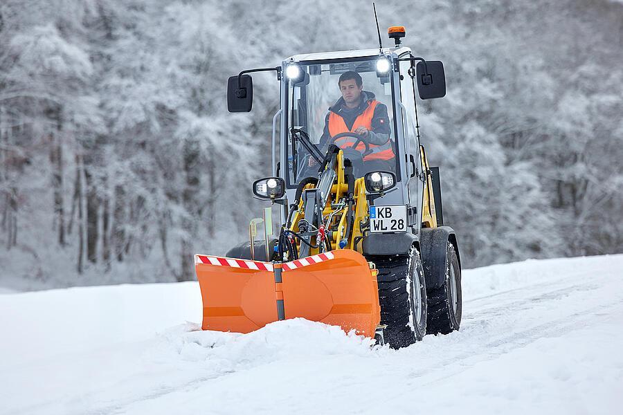 Wacker Neuson Cleaning & Care V-Shaped Snowplow Telehandler Attachments