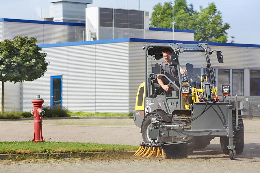 Wacker Neuson Cleaning & Care Wild Herb Brush Telehandler Attachments