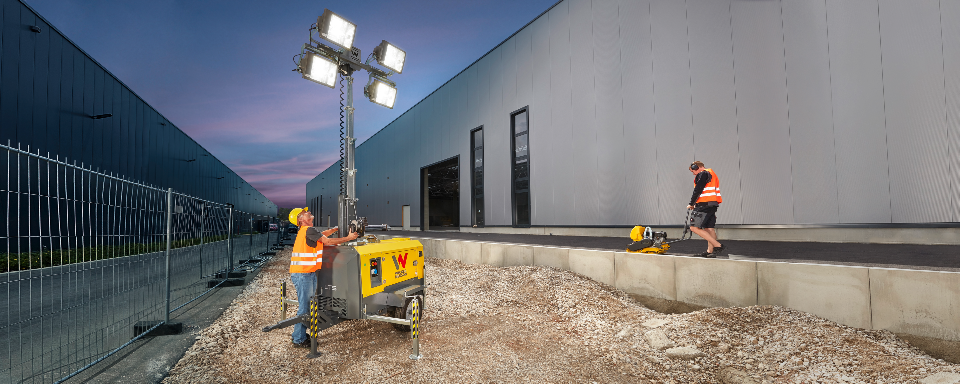Wacker Neuson Light Tower With Metal Halide Lamps LTS8L 50