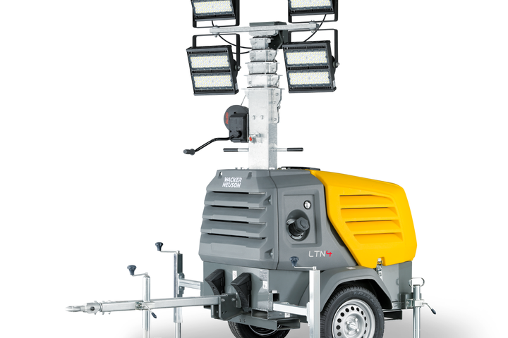 Wacker Neuson Light Towers With LED Lamps LTN4Y