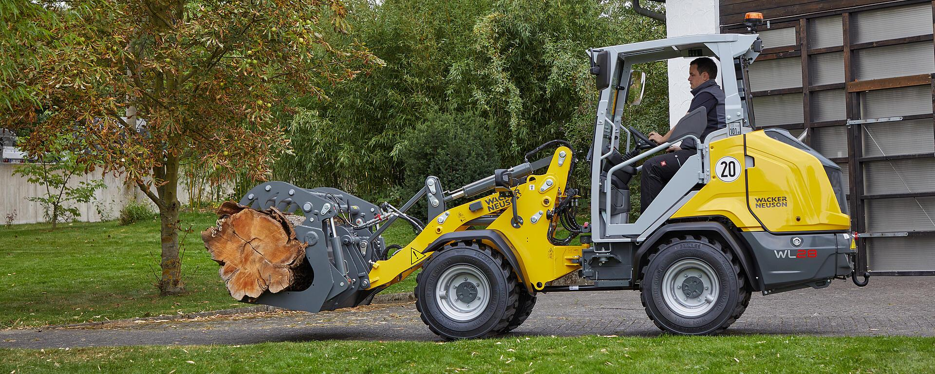 Wacker Neuson Moving Material Small Shear Grab Telehandler Attachments