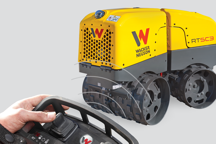 Wacker Neuson Smart Remote-Controlled Trench Roller RTLx-SC3
