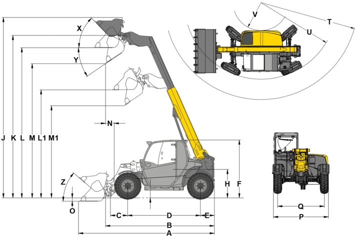 Wacker Neuson Telehandler TH522