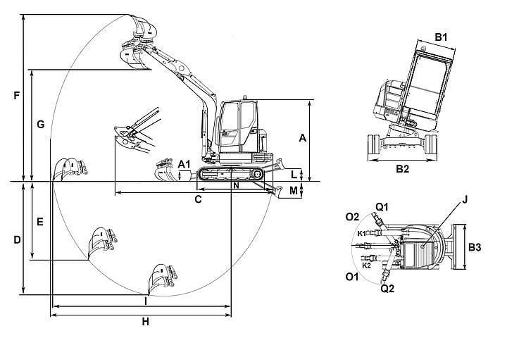 Wacker Neuson Tracked Conventional Excavator ET35
