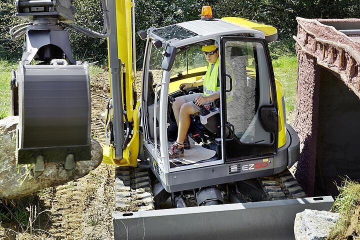 Wacker Neuson Tracked Zero Tail Excavator EZ80