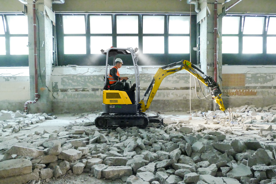 Wacker Neuson Tracked Zero Tail Excavator EZ17e