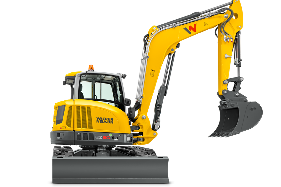 Wacker Neuson Tracked Zero Tail Excavator EZ80